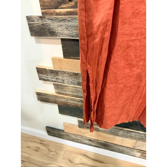 Match Point Women's Linen Cowl Neck Sleeveless pockets size Small - Picture 6 of 8